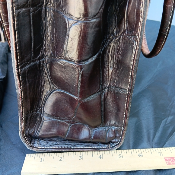 Dooney and bourke croc tassel tote - Picture 3 of 9